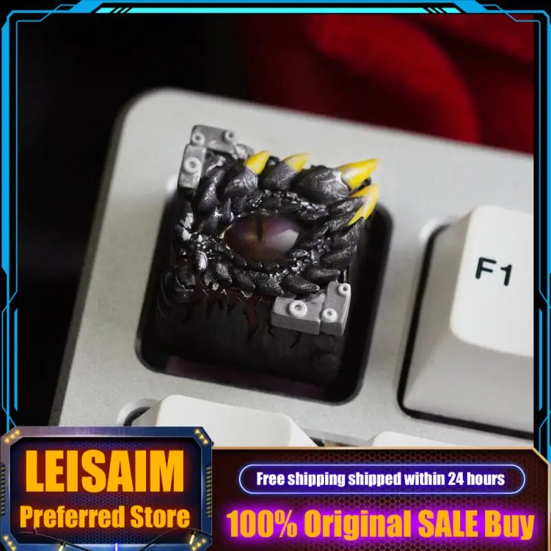 

The Eye of the Demon Dragonthemed keycap resin mechanical keyboards 1pcs PC gaming keyboards collectible gifts customized keycap