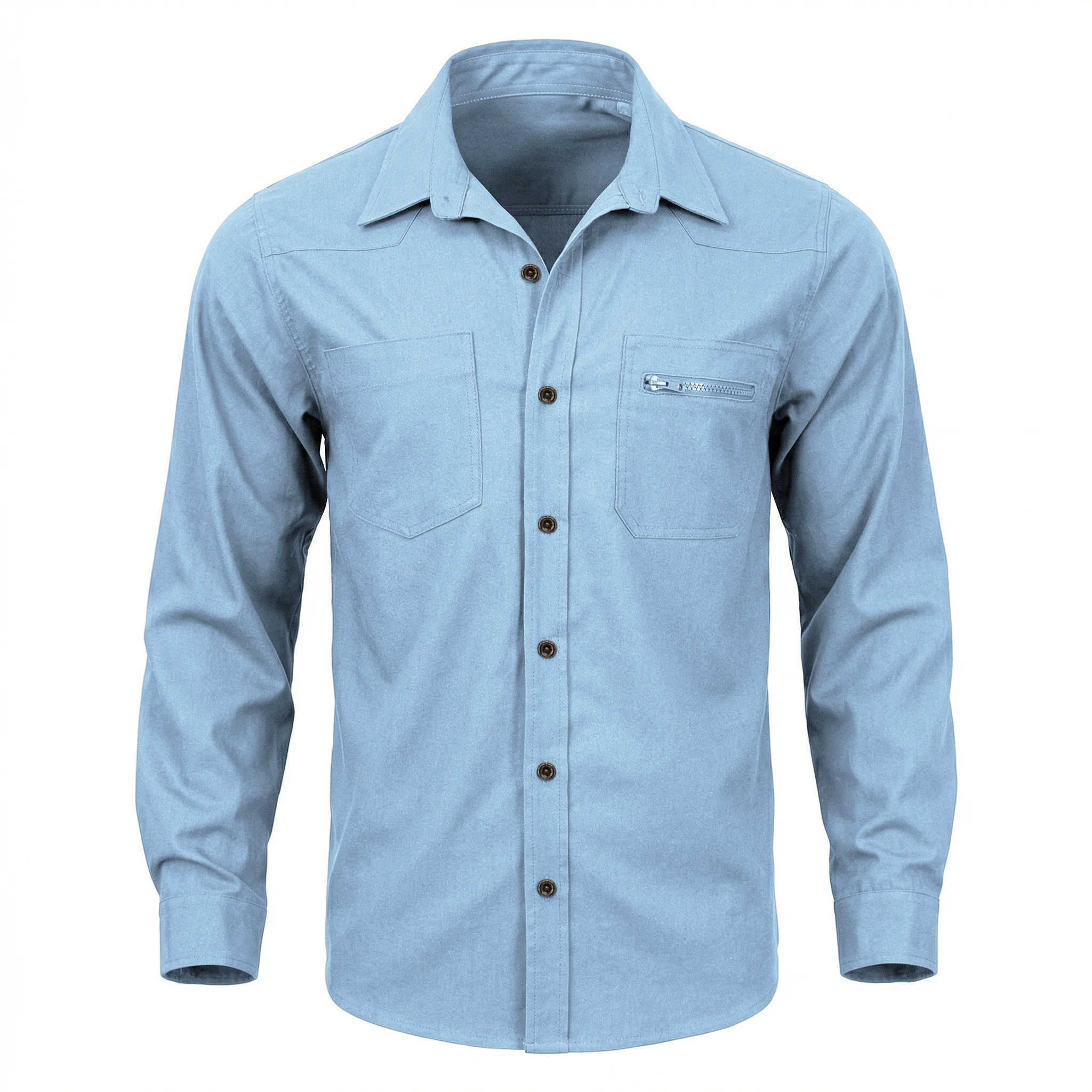 

Lightweight Men's Shirts Cotton Linen Shirt Long Sleeve American Retro Top Solid Spring Summer Casual Outdoor Pocket Manswear