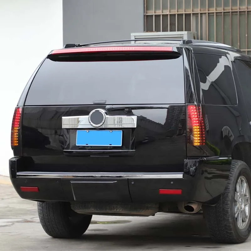 

Car Tail Light Cover For Cadillac Escalade 2007 2008 2009 2010 2011 2012 2013 2014 Rear Lamp Hoods Tail Light Trim Accessories