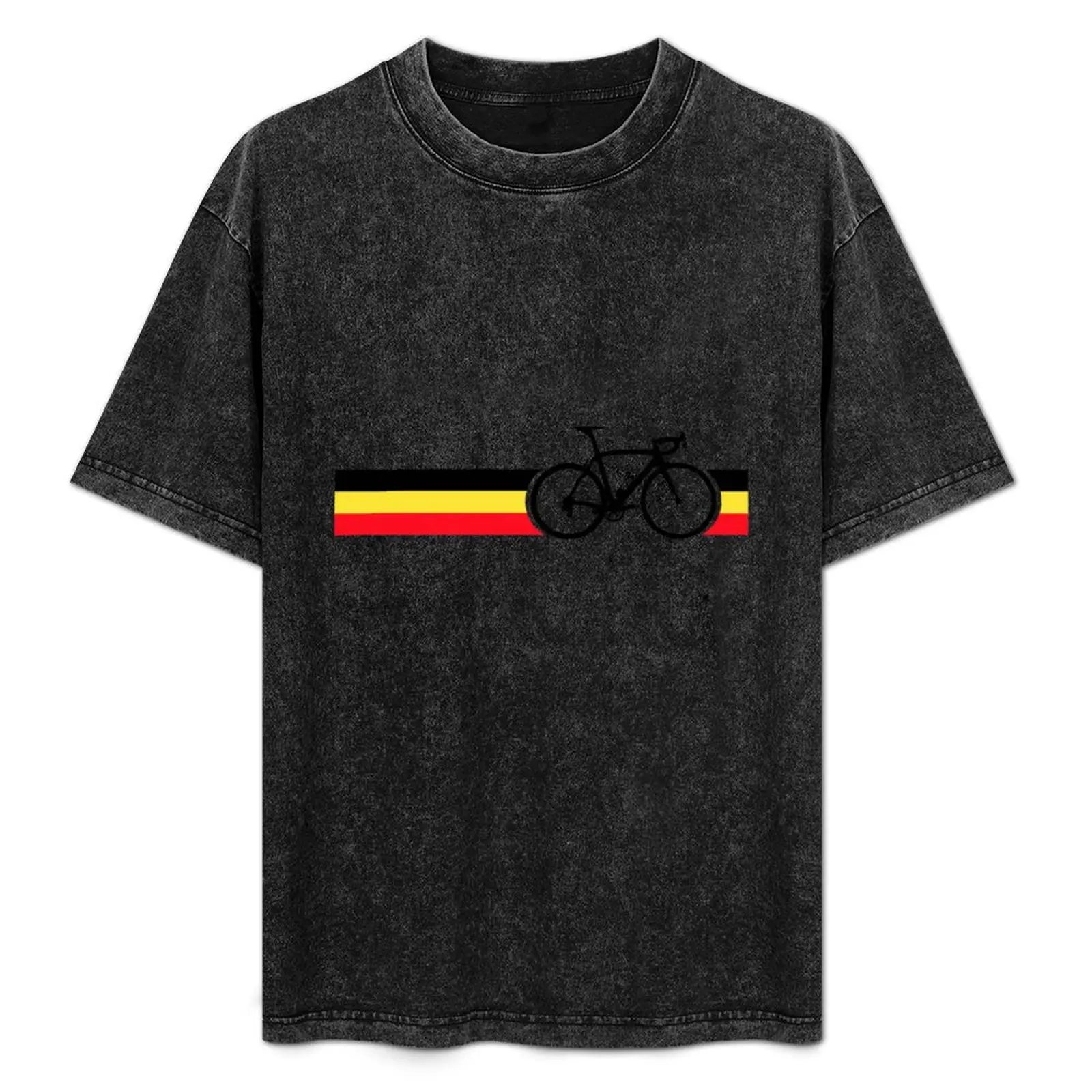 

Bike Stripes Belgian National Road Race T-Shirt cotton t shirts high quality man t shirt designer T-Shirt