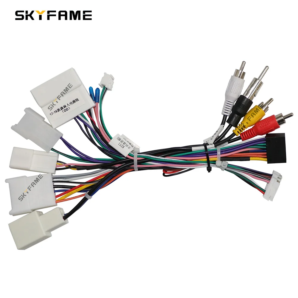 SKYFAME 16Pin Car Wiring Harness Adapter Canbus Box Decoder For Subaru Legacy Outback Forester XV Crosstrek OD-SBL-01