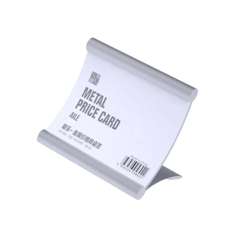 31BA Premium-Tischschildhalter aus Aluminiumlegierung für Geschäftsveranstaltungen und Einzelhandelsdisplays – Detail 3