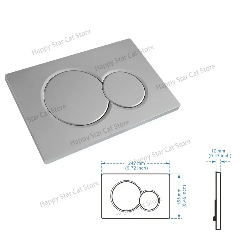 peca botao de acao de descarga de placa de pressao de vaso sanitario para geberit duofix basico pre parede elemento banheiro para painel de descarga duplo sigma 01 1 01