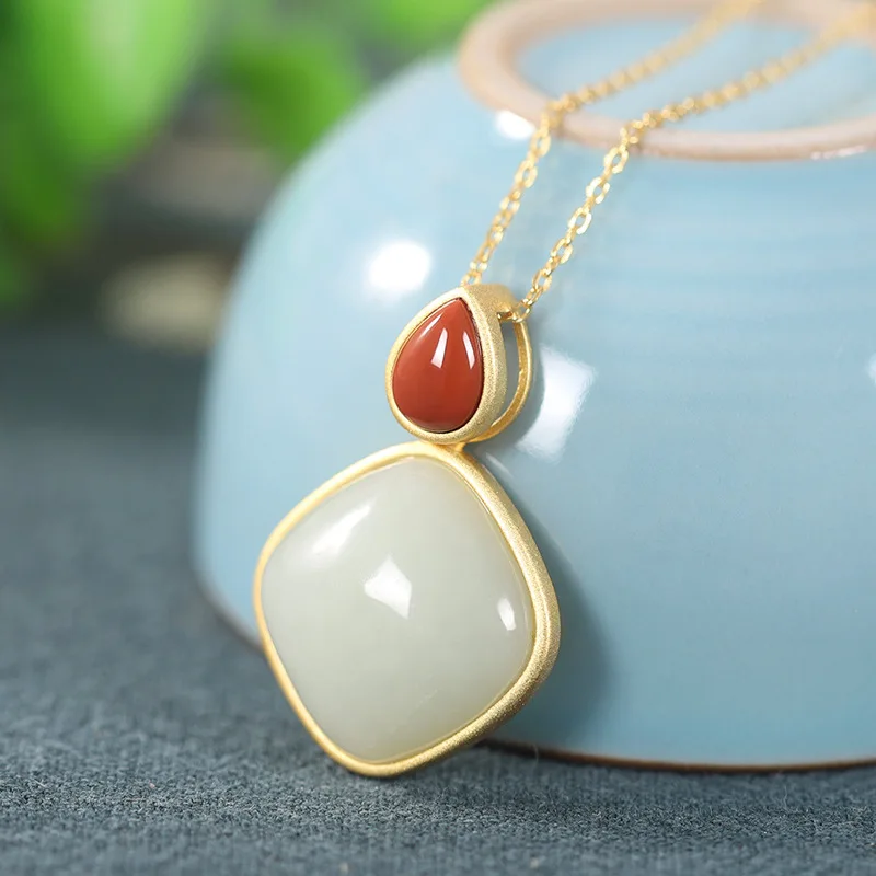 s-collana-con-ciondolo-quadrato-con-diamanti-alla-moda-in-argento-versione-coreana-da-donna-semplice-goccia-d'acqua-clavicola-in-agata-rossa-del-sud