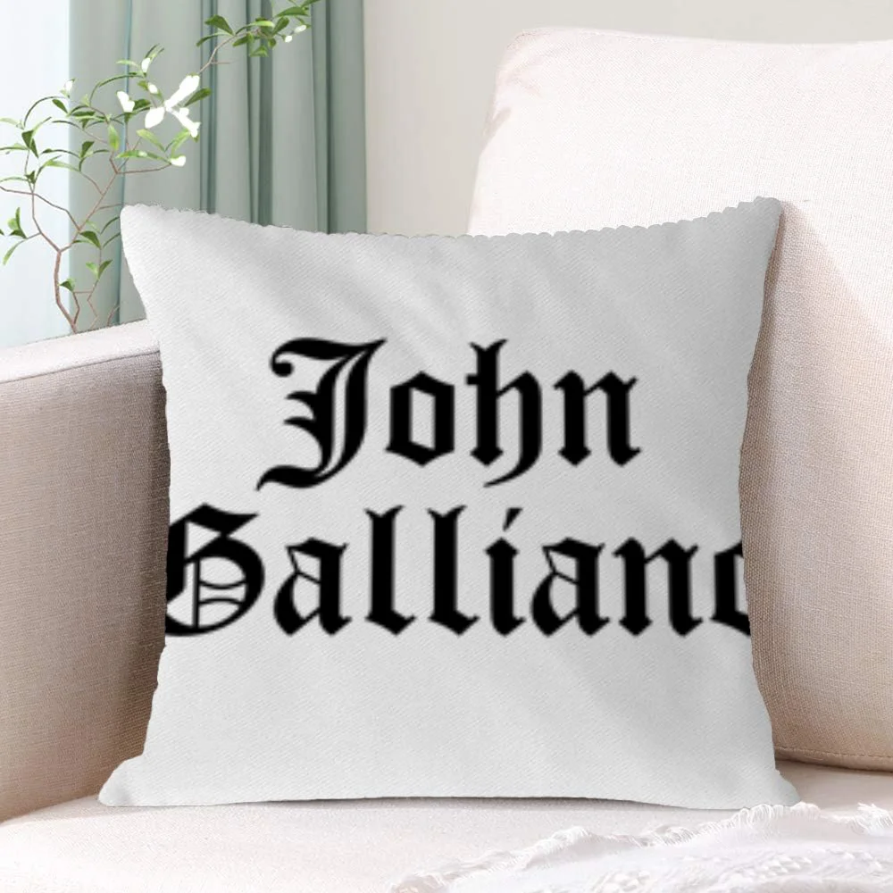 Pillow Cover John Galliano 45x45 Cushions Cover Cushion Covers Personalized Gift Decorative Pillowcase Home and Decoration Gifts