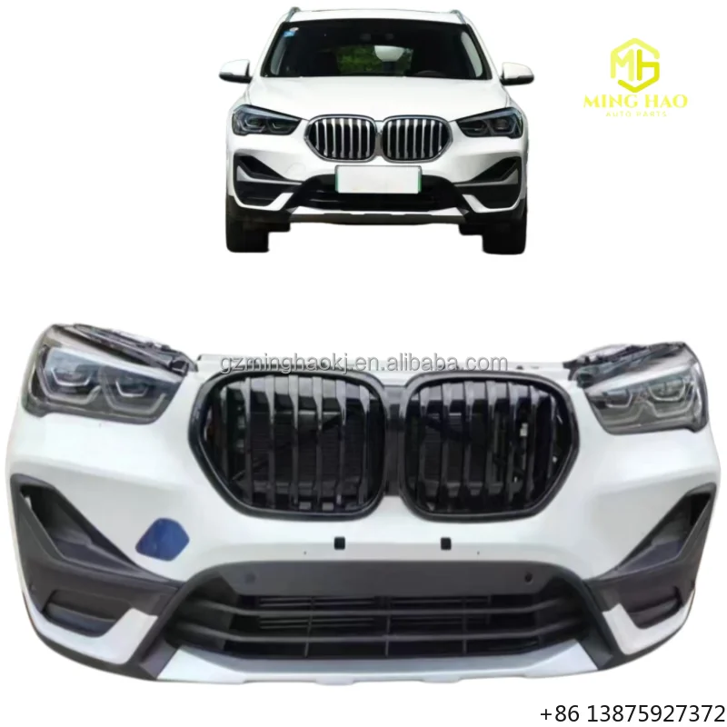 Factory direct sale of car bumpers with Geshan radiator and electronic fan suitable for  X1 F48 and F49 bumpers