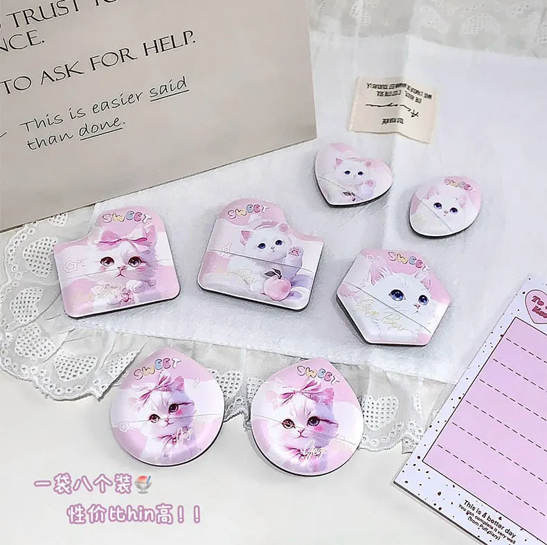 Gege urso colheita puff conjunto almofada de ar base líquida esponja puff super macio não é fácil de comer macarrão de arroz molhado dupla finalidade