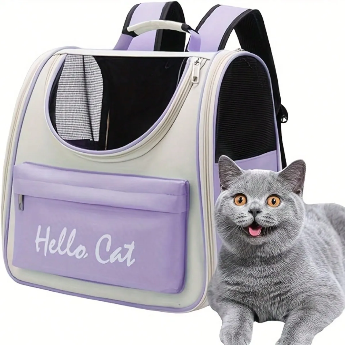 

And Convenient Pet Backpack, Stylish Backpack For Cats And Small Dogs During Outdoor Picnic And Camping Cat Carrier C