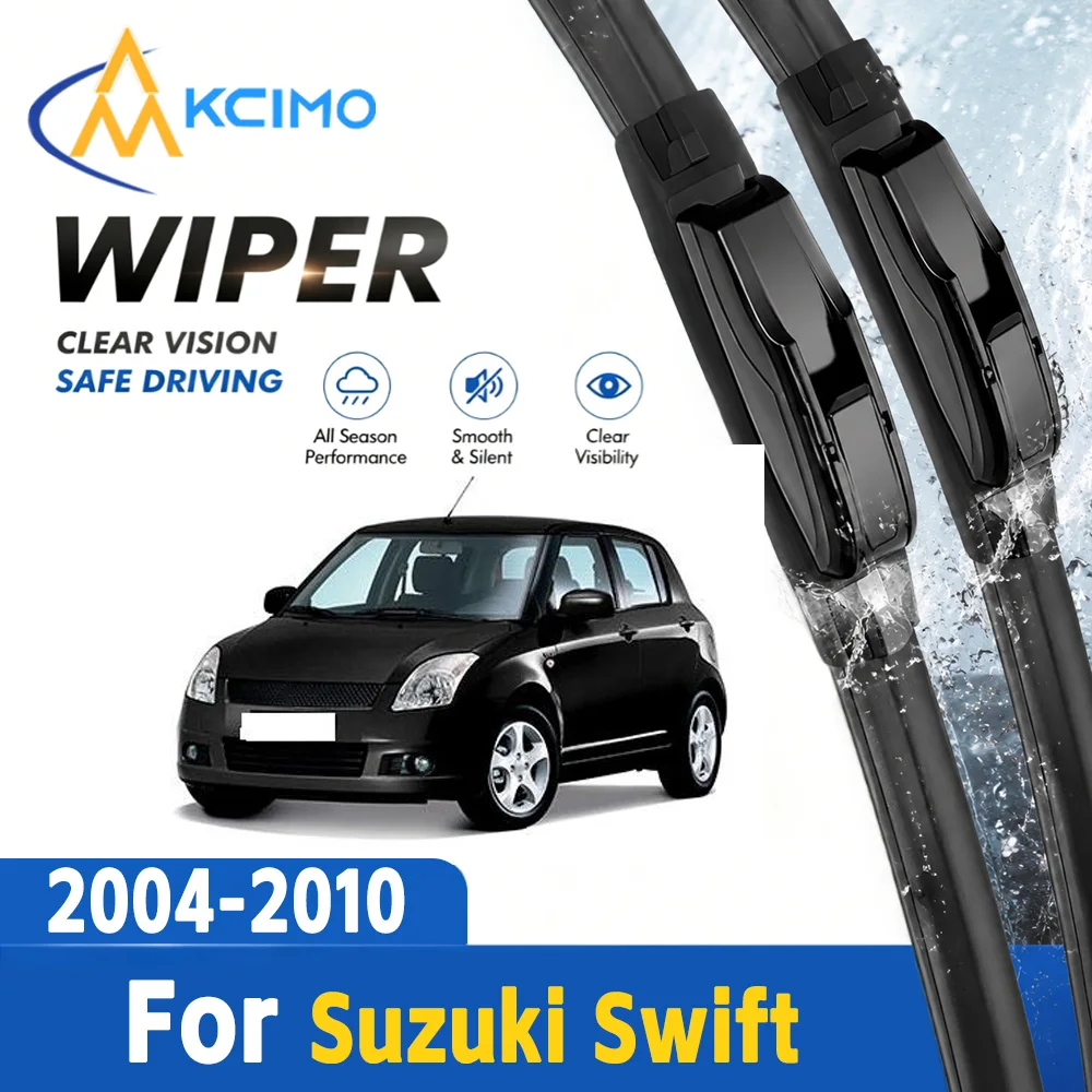 

High Clear View Premium Auto Front Windshield Wiper Blades No Noise Quiet Wiper Replacement Parts for Suzuki Swift 2004-2010