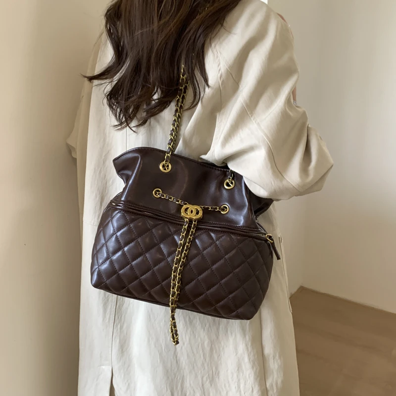 

Elegant Women Fashion Tote Bag Luxury Leather Handbag High End Crossbody Bag Vintage Shoulder