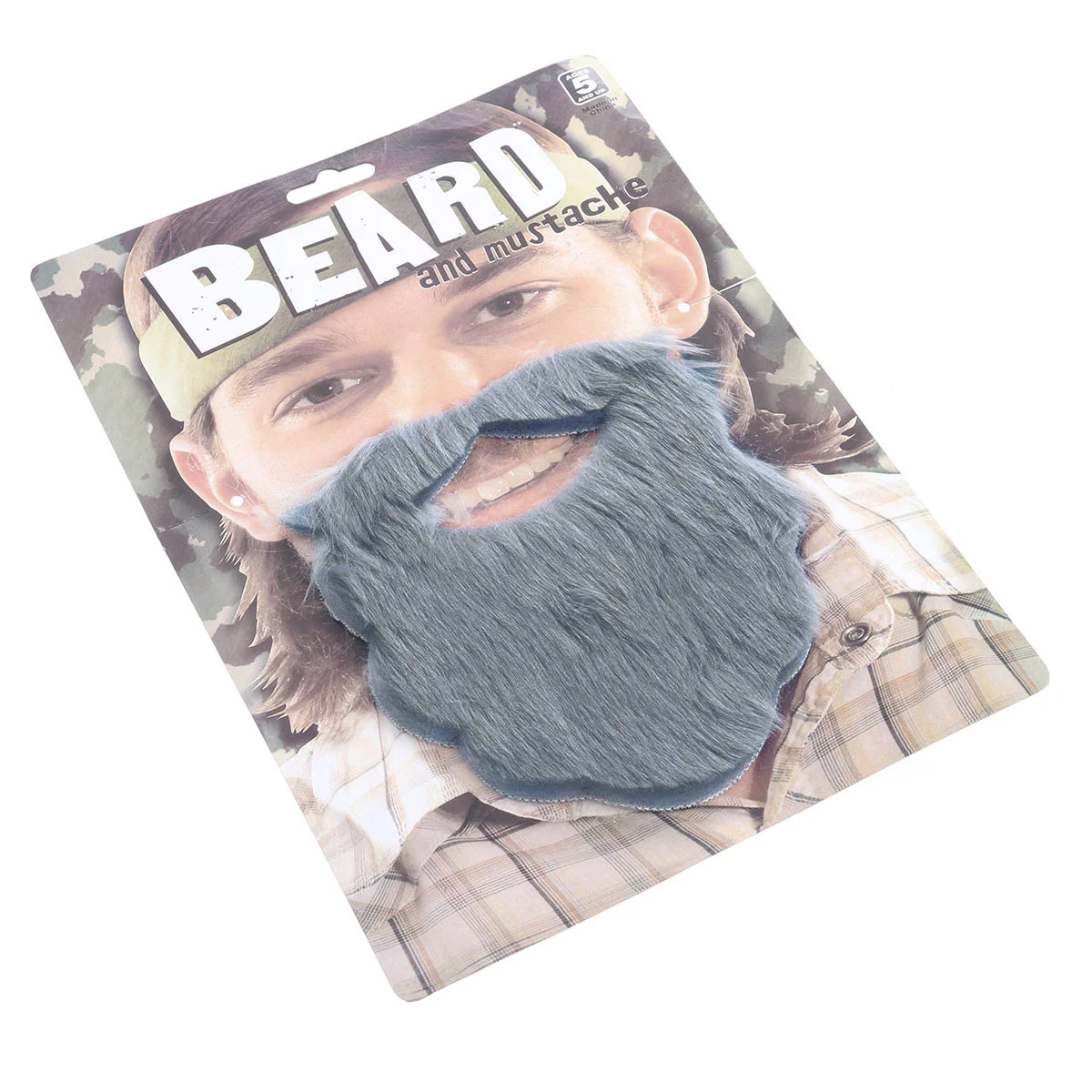 Modeling Man Men Apparel Outfit Fake Beard and Mustache Realistic Party Props Beards