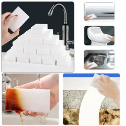 100x70x30mm Melamine Sponge Magic Sponge Eraser Melamine Sponge Cleaner Cleaning Sponge for Kitchen Bathroom Cleaning Tools