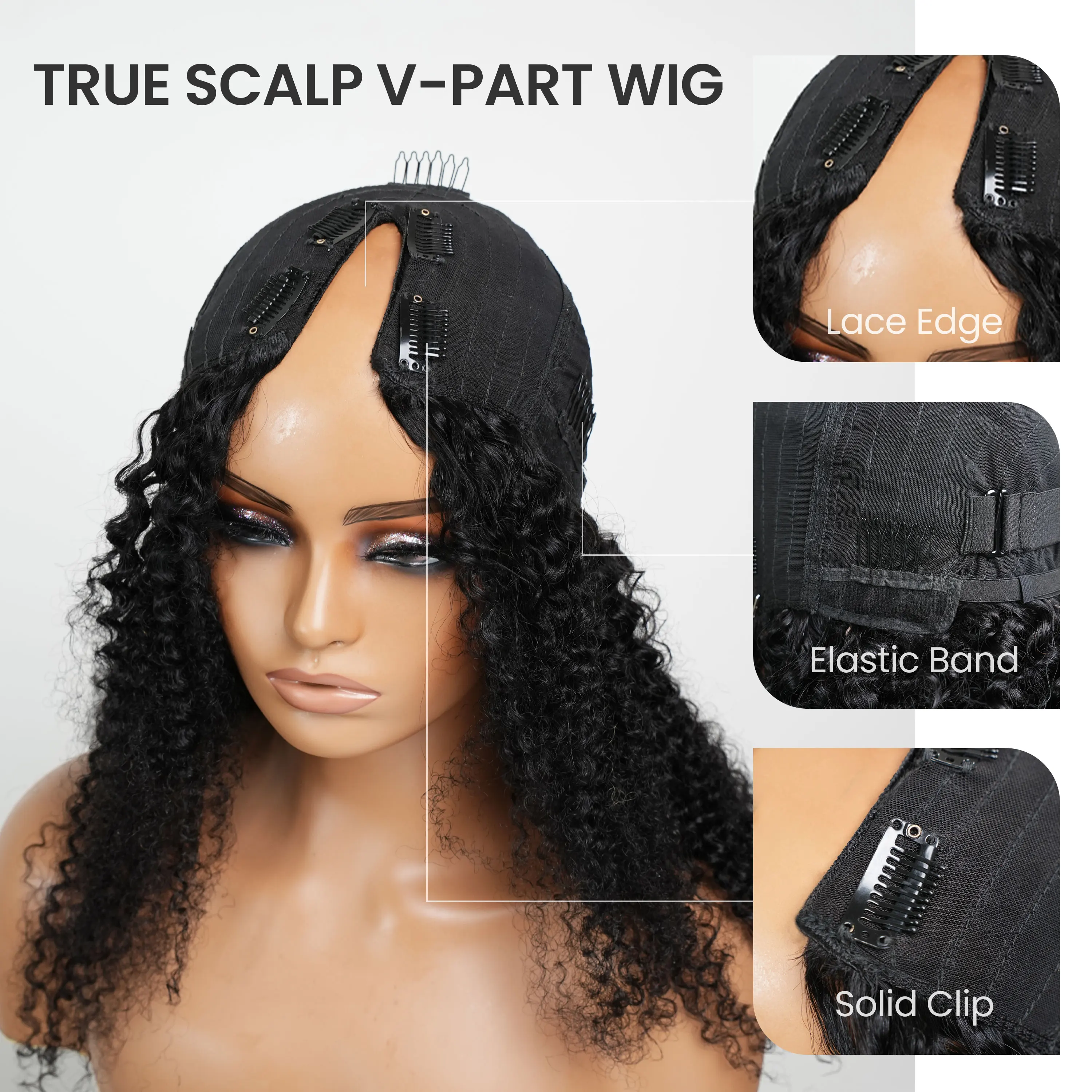 220 Dichte V-Teil Perücke gerade lange Perücke Echthaar 30 Zoll Upgrade Upart Perücken für Frauen 100 % Echthaar Kopf Clip in halber Perücke