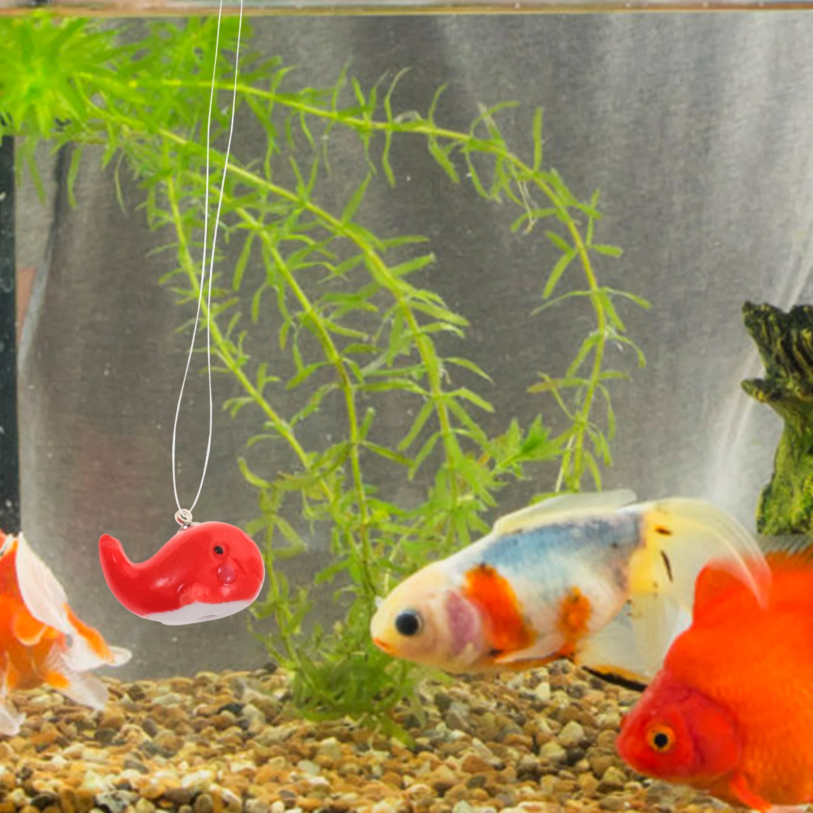 

2Pcs Cartoon Puffer Fish Shape Floating Aquarium Ornament Stylish Gift for Fish Lovers Home Decor Floating Whale