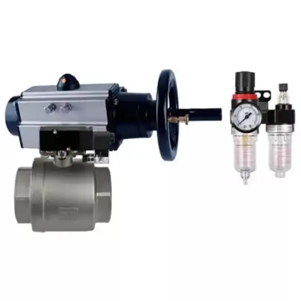 Stainless Steel AISI 316 Control Valve DNOVA BV3232P (2pc) -FP-T-ISO-H DN80-100 16 bar, full bore BV3232P 2pc -FP-T-ISO-H