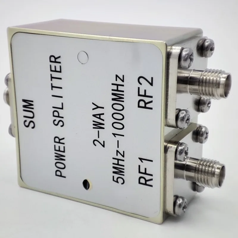 One-to-two Power Splitter 5MHz to 1000MHz RF Power Splitter Wideband Design Low Insertion Loss