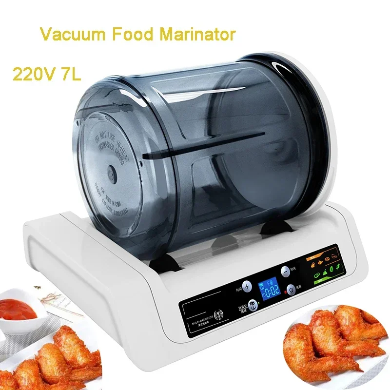 Household Automatic Electric Vacuum Food Marinator  LCD Inteliigent Hamburger Pickling Machine For Shop