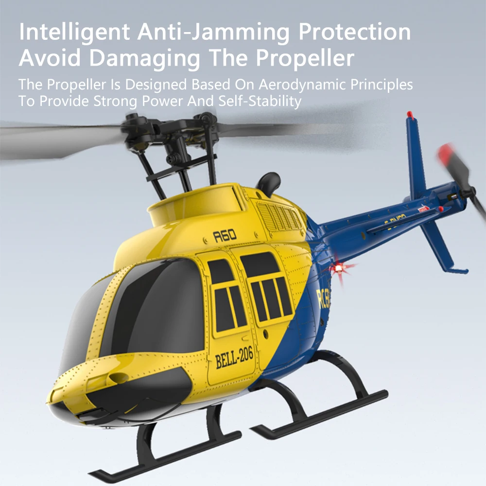 

1/42 RC EAR A60 RC Вертолет 2,4G RTF Пульт дистанционного управления Вертолет Оптический поток Локализация Удержание высоты Модель самолета Игрушки