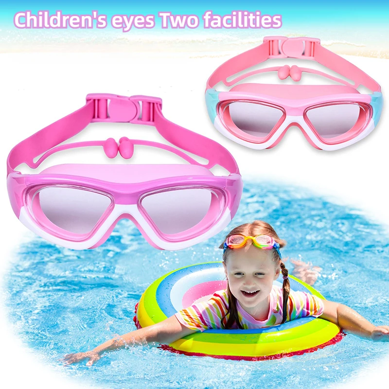 Super comfortable children's swimming goggles, UV resistant and eye friendly