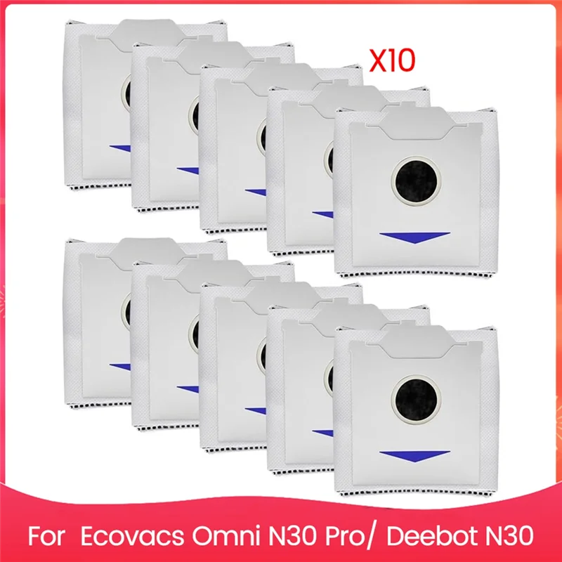 

TKOH-For Ecovacs Omni N30 Pro Vacuum Cleaner Bags Fordeebot N30 Robot Vacuum Cleaners Spare Parts Accessories