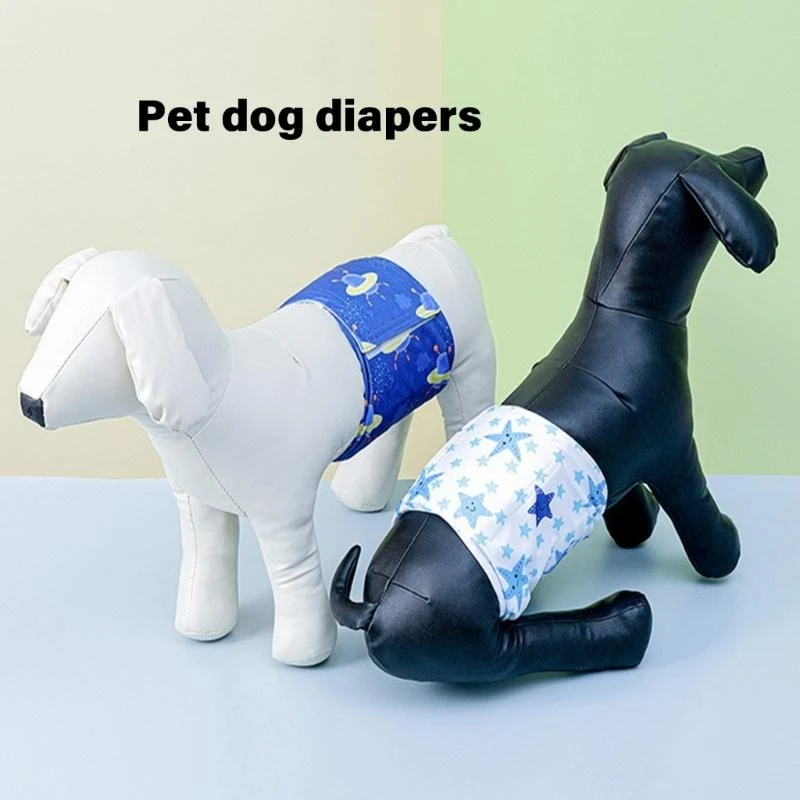 Reusable Pet Diaper Pantie For Small Pet Breathable Fabric Washable Diapers 425F