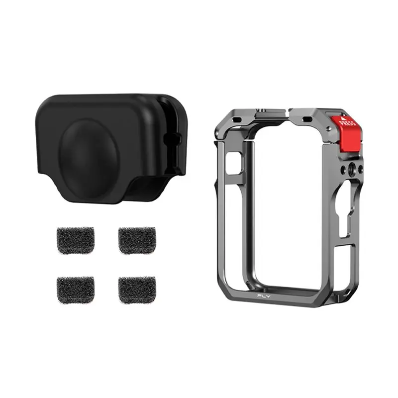 [B24B!】 Protective Frame Metal Quick Release For DJI OSMO 360 1/2 Cage With Cold Shoe Mount Case Camera Accessories