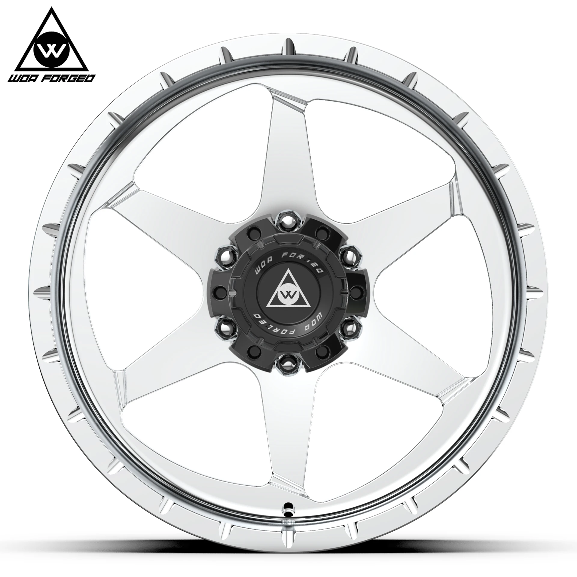 Wholesale OEM 4x4 Rim 20 22 24 26 28 30 Inch SUPER Single Wheel Offroad Custom Forged Alloy Deep Lip Polished Car Wheels