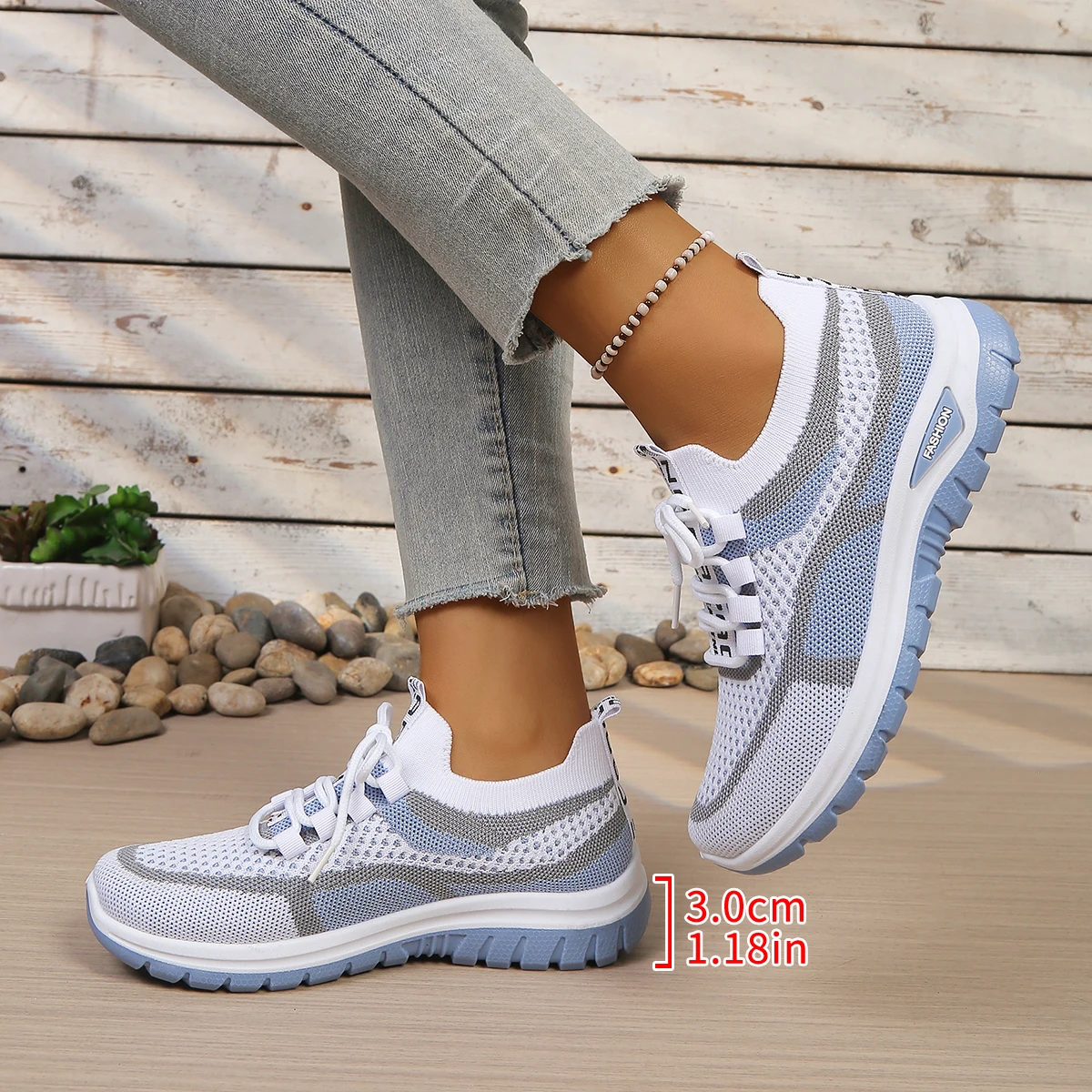 White blue