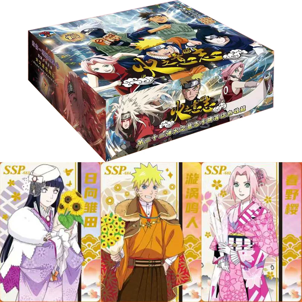 

Карта Наруто Will of Fire, памятное издание, карты, редкие карты SSP, популярные роскошные аниме-периферийные устройства, коллекционная карта, игрушка в подарок