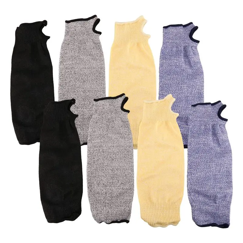 4Pair Cut And Burn Resistant Sleeves Protection Sleeves Forearm Protectors For Thin Skin And Bruising Cuff Open 35Cm