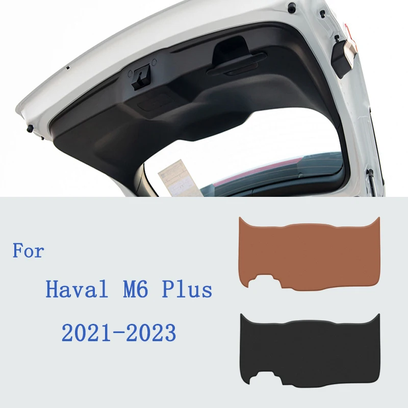 

Car Rear Trunk Tailgate Anti-Dirty Protective Mat PU Leather Decoration Pad For Haval M6 Plus 2021 2022 2023 Anti-Slip Cushion