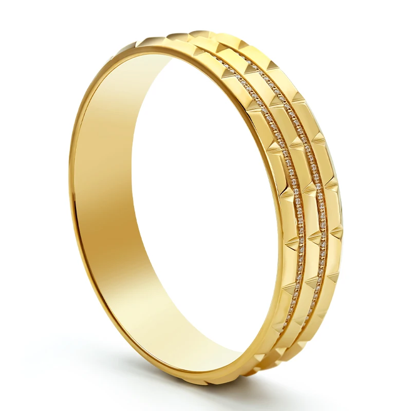 

MEHOPE Men's Gold-Plated Multi Layer Bracelet with Cubic Zirconia Geometric Studded Bangle Stainless Steel Hip-Hop Party Jewelry