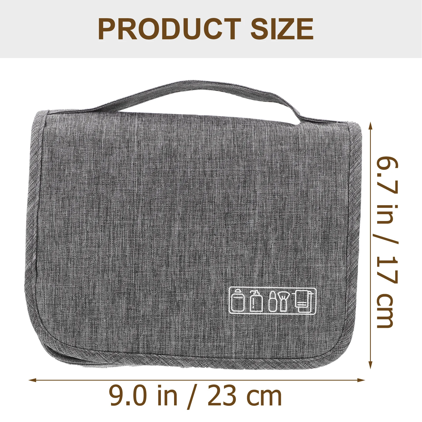 حقيبة أدوات الزينة الإبداعية ذات سعة كبيرة معلقة لتنظيم السفر وحقيبة غسيل متعددة الأغراض لمستحضرات التجميل والاستخدام اليومي #2