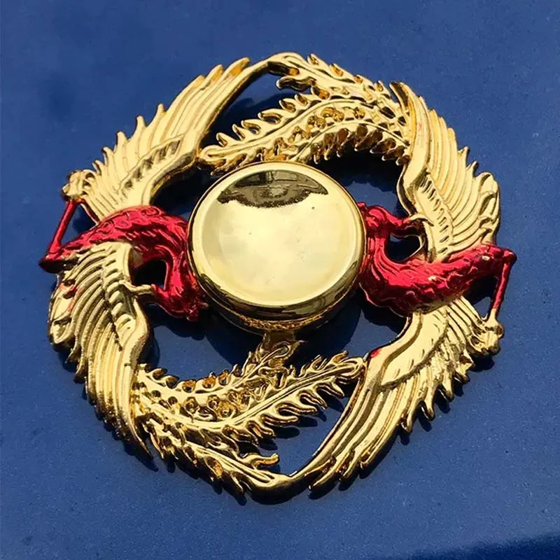 Pistola Spinner a mano zinco Fingertip Gyro Toys Fidget King of Glory serie di armi bambini antistress giocattoli divertenti