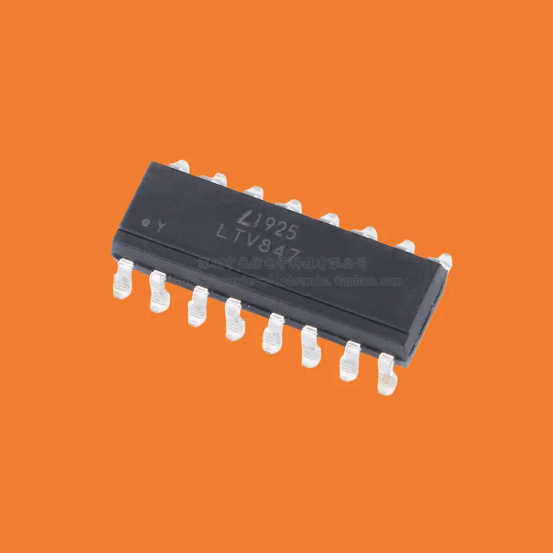 10pcs/Original genuine patch LTV-847S SMD-16 transistor output optocoupler chip