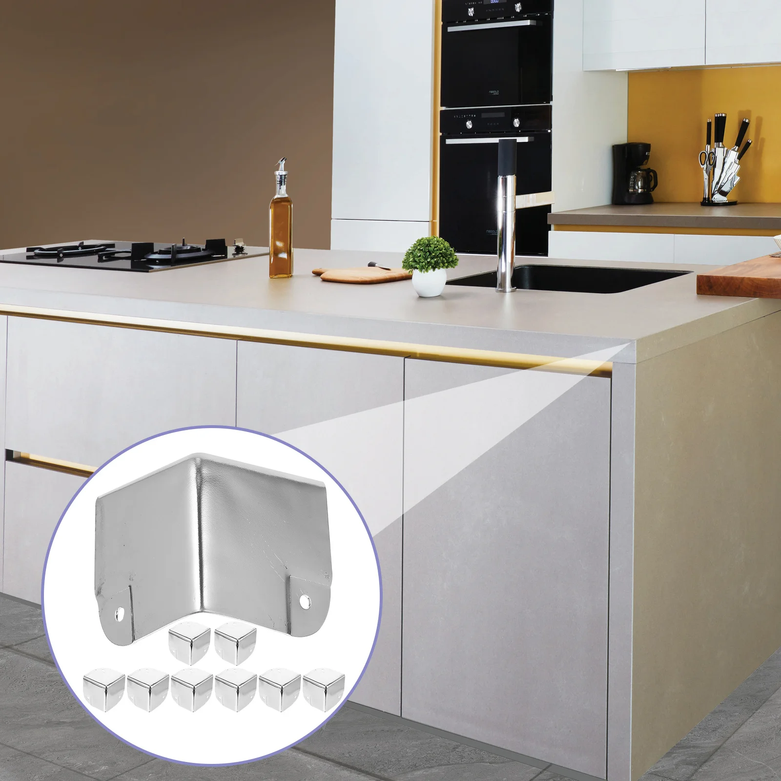 

10pcs 35Mm Corner Protector For Jewelry Vintage Decorative Edges Covers Wooden Box Protectors Alloy Corner Guard Box Safety