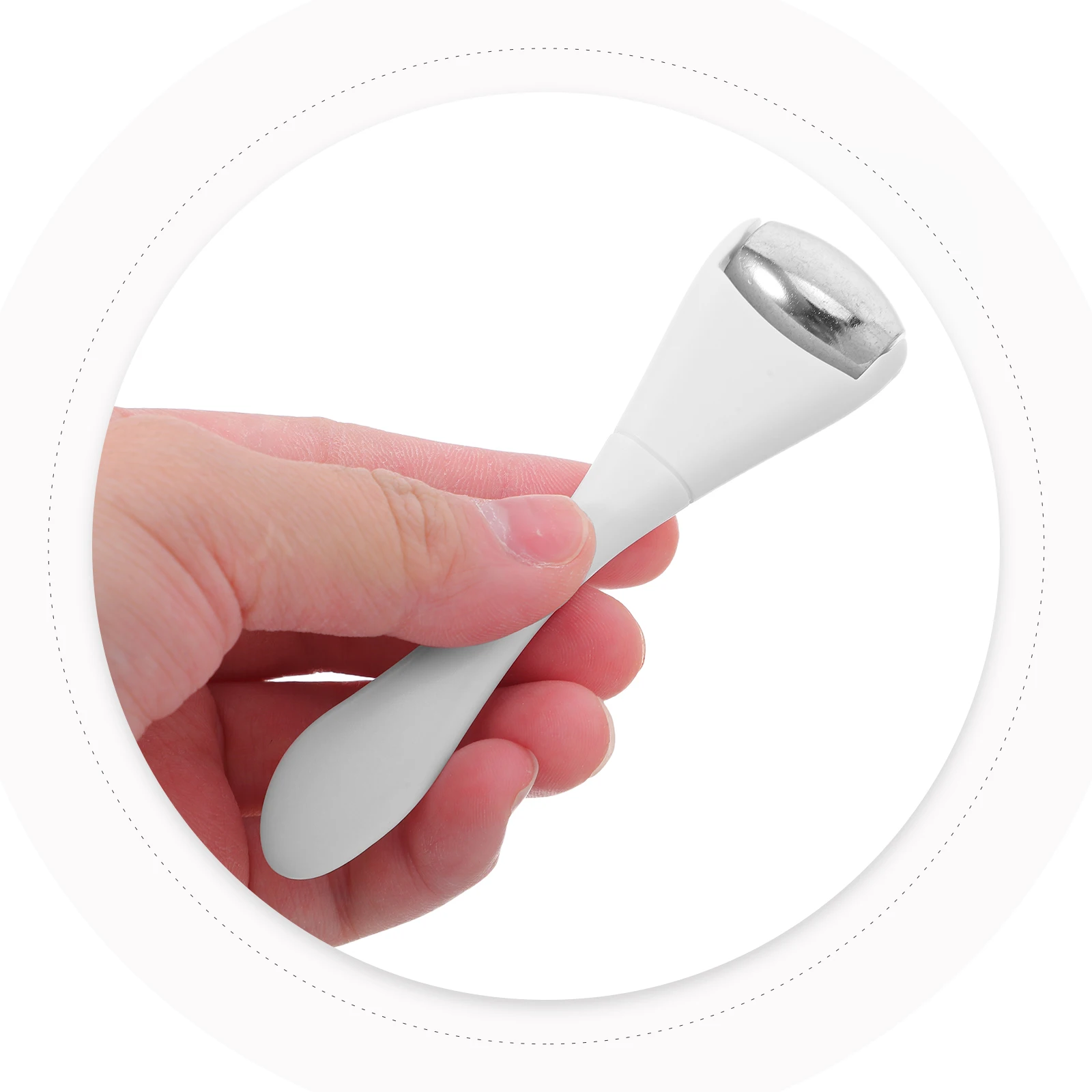 

Eye Massage Beauty Stick White Cooling Roller Hydrating Tool Ginseng Eye Cream Applicator Eyes Treatment Device