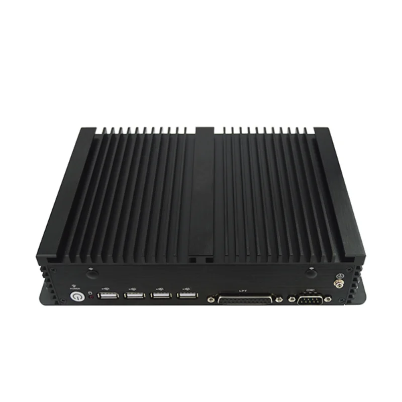 EIP MFC-2501+EP4380 Mini pc with LPT port All in One  Fanless Embedded Computer Mini PC Intel CPU