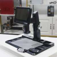 Professional 12MP 1600X 1080P 7-Inch Monocular Digital LCD Display Electron Microscope  for PCB Soldering Repair Etc