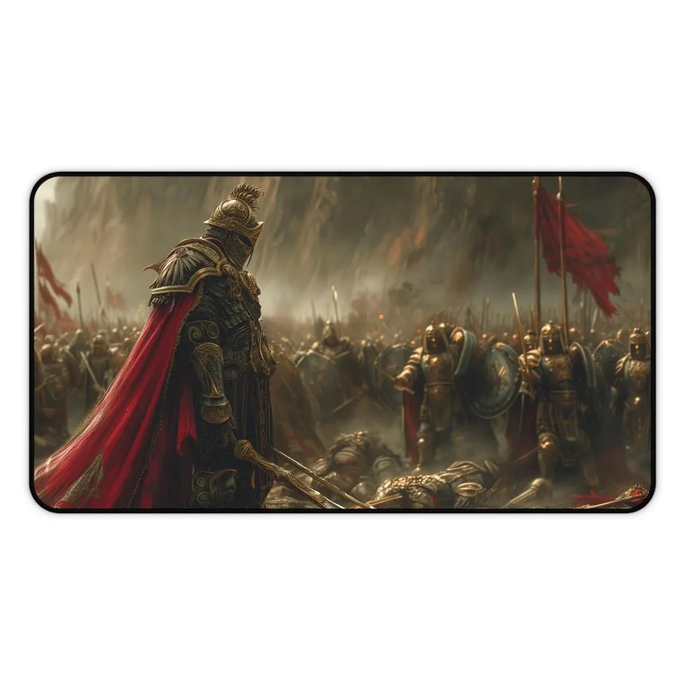 Black Knight Undefeated Fantasy Gaming Desk Mat, Magic Playmat, TCG Playmat, MTG Playmat, Tabletop Game RPG Play Mat, Gifts