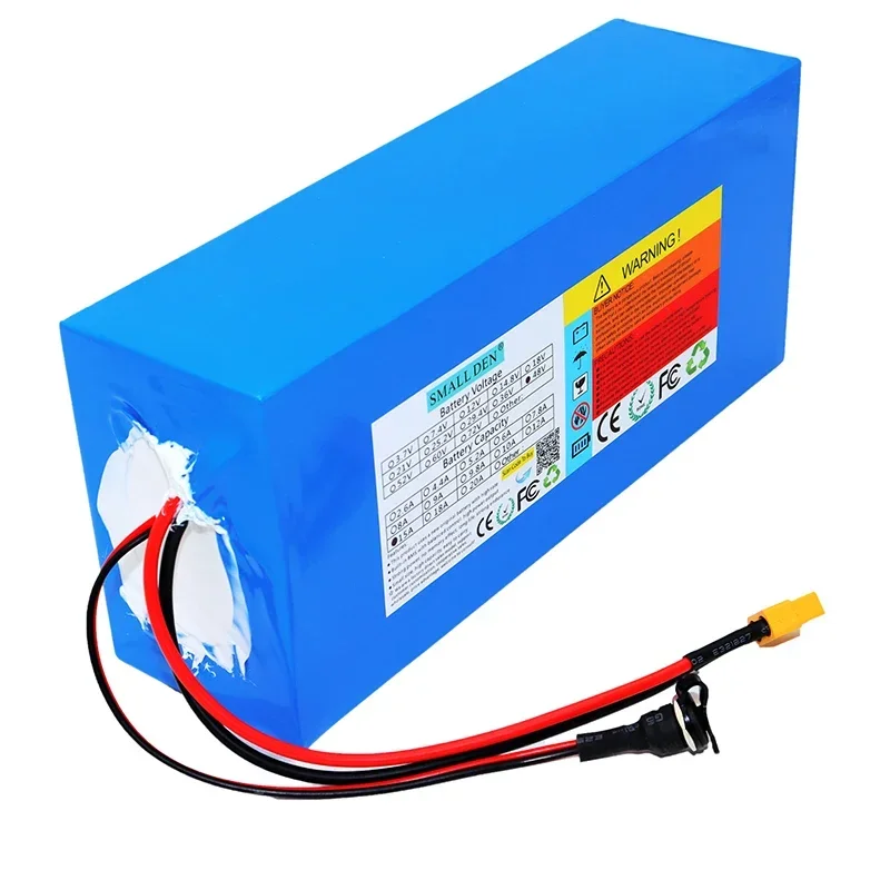 48V 15Ah 18650 lithium battery pack 13S5P built-in 20A BMS 500-1000W High -power battery, can recharge the battery