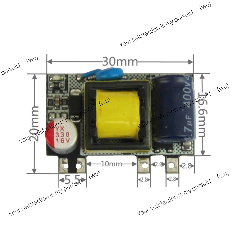 Applicable to AC-DC 3.7V/4.2V 2000mA /5V 1700mA 9V 800mA 8.5W Low Ripple Switching Power Supply Module AC/DC Isolation