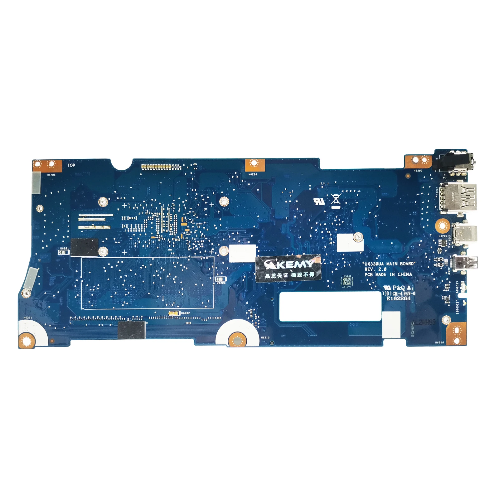 Imagem -03 - Akemy Ux330ua Mainboard para Asus Zenbook U330ua Ux330uak U3000u Laptop Placa-mãe Cpu i3 i5 i7 6th 7th Gen 4g 8g-ram