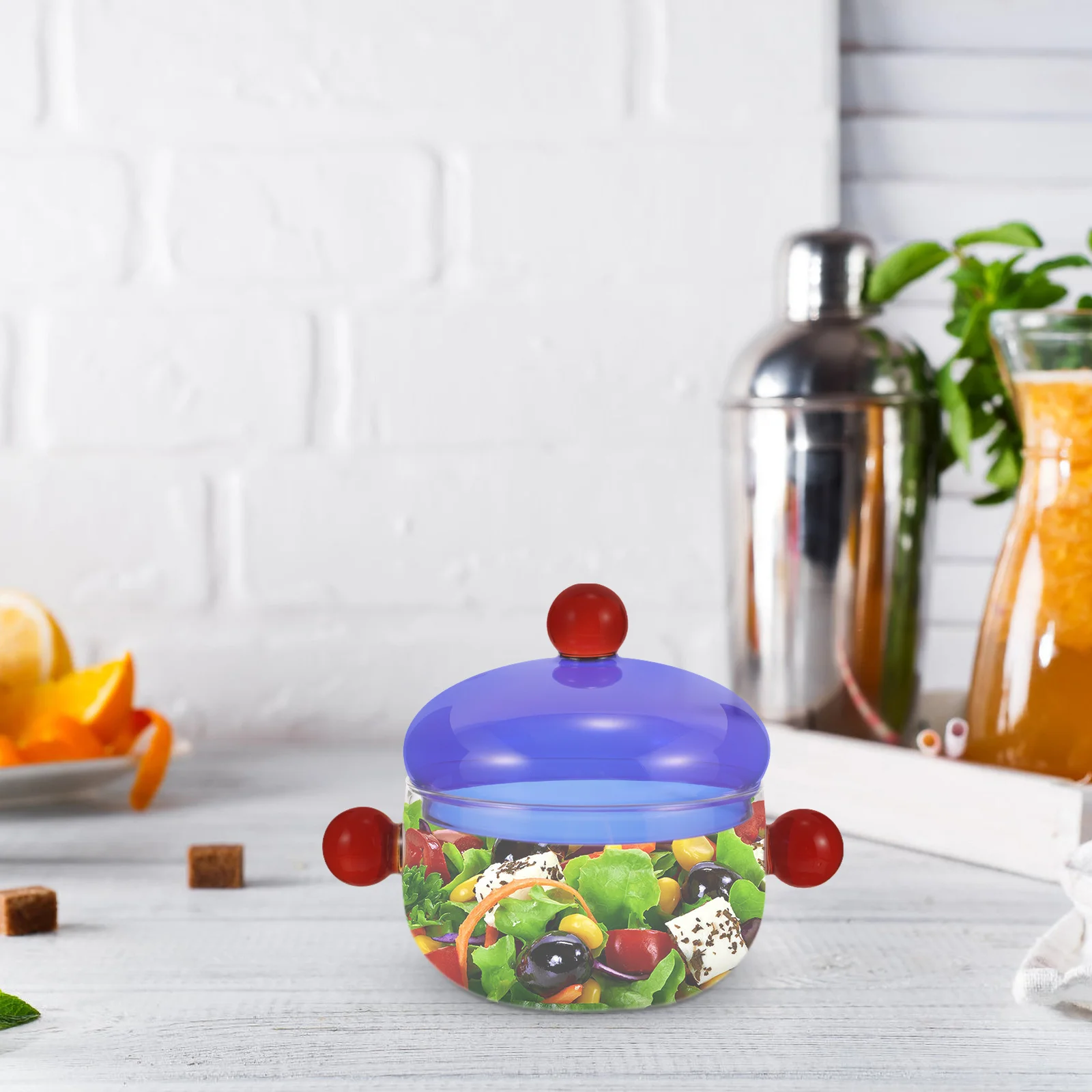 

1 комплект стеклянной кастрюли, прозрачная кастрюля со стабильной крышкой, кастрюля быстрого приготовления, кухонная посуда, стеклянная кастрюля с крышкой