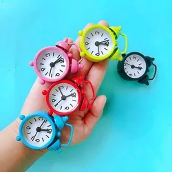 40mm Mini Metal Alarm Clock Portable Home Outdoor Lovely Cartoon Watch Retro Gift for Children Friends Metal Alarm Clock