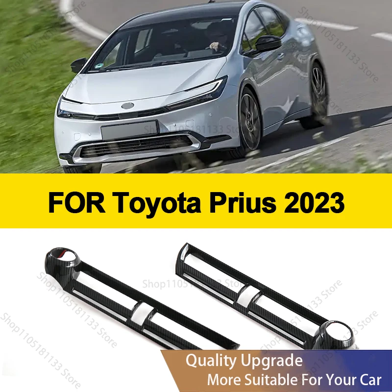 LHD RHD for Toyota Prius 60 Series 2023 2024 ABS Car Center Air Outlet Middle Ac Vent Decoration Sticker Cover Car Accessories