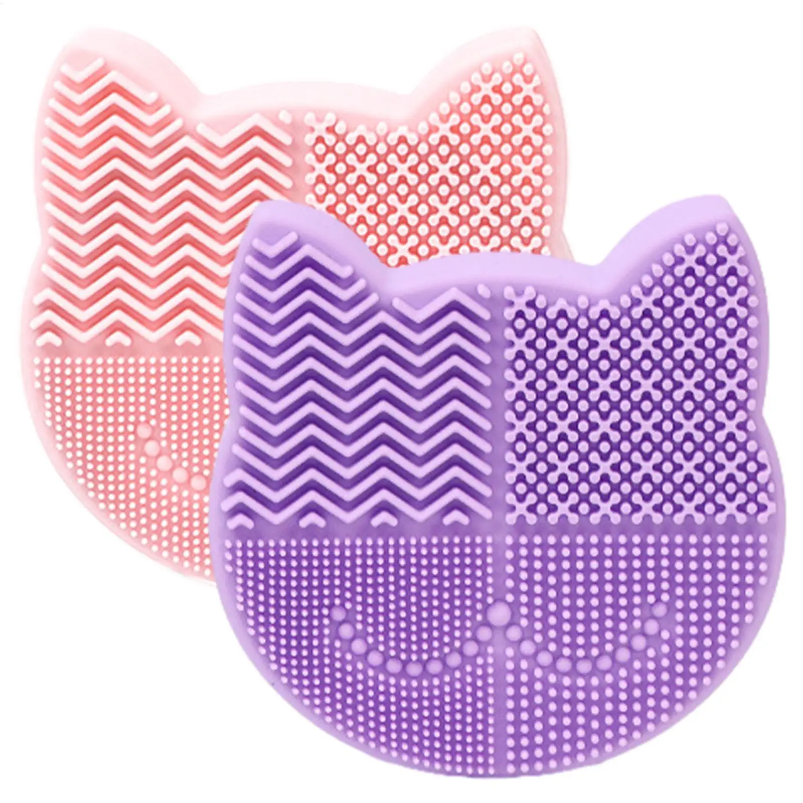 แปรงแต่งหน้าแปรงทำความสะอาดซิลิโคนแปรงขัดถาดแปรงแต่งหน้าทำความสะอาดแผ่นซักผ้าแปรงทำความสะอาดแปรง Scrubber Board เครื่องมือ