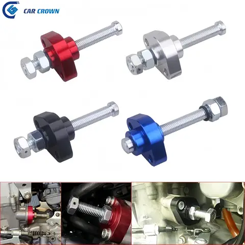 Car Crown Motorcycle Aluminum Alloy Cam-Timing Chain Lifter-Manual Cam Chain Tensioner Adjuster for CBR600F F3 F4 F4i CBR900