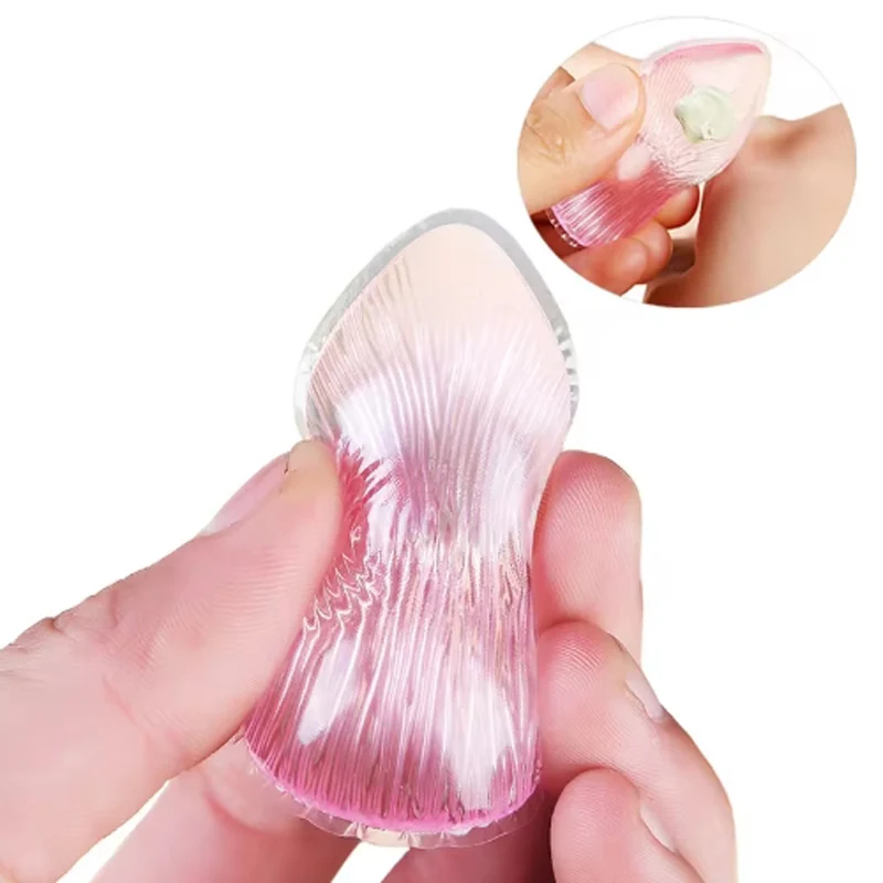 Gourd Clear Silicone Makeup Sponge BB Cream Liquid Foundation Makeup Tools Powder Puff Soft Face Concealer Highlight Applicator