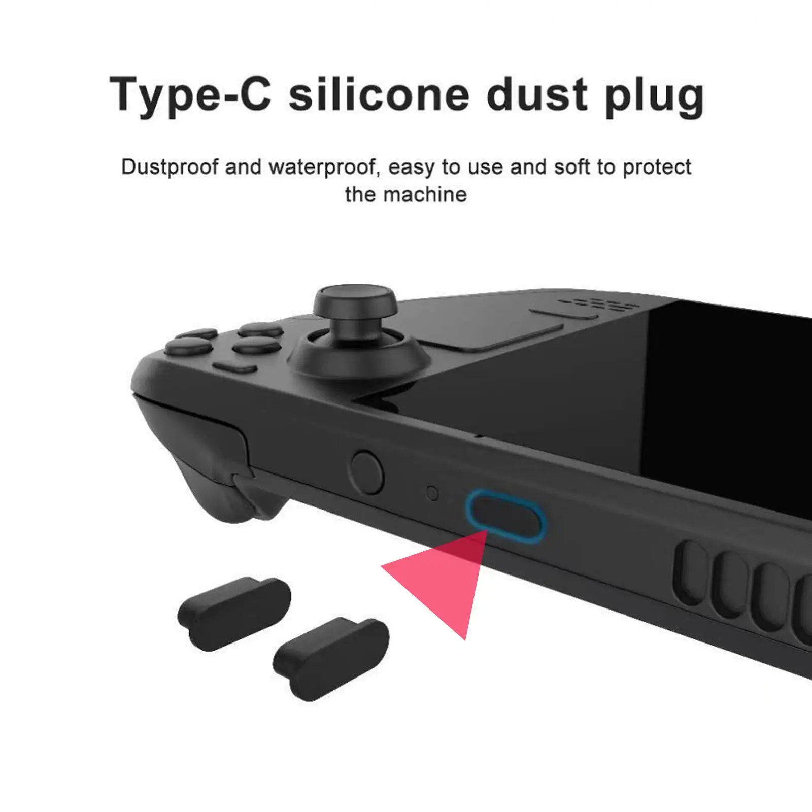 سيليكون المضادة للخدش الغبار التوصيل لوحدة التحكم سطح السفينة البخار غطاء غبار Thumbstick مع ملصقا واقية الروك